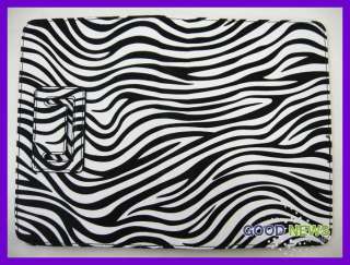 for  Kindle Fire   Black & White Zebra Leather Protective Case 