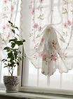   Country Embroidery Adjustable Balloon Pull Up Austrian Sheer Curtain F
