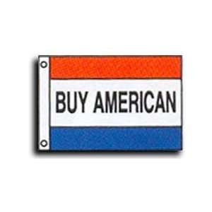  Buy American Buy American Message Flag Patio, Lawn 