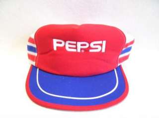 VTG Pepsi Embroidered Mesh Snap Back Trucker Hat/Cap NOS  