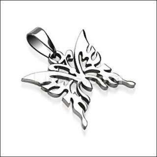 316L Stainless Steel Butterfly Pendant with Necklace  