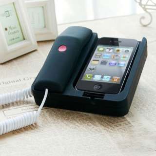 Docking Station for Apple iPhone 3GS 3G 4G Fixed Line Phone Design 