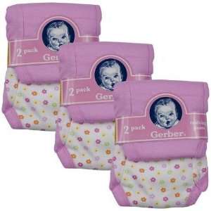    Gerber Training Pants 3T Girl 6 pack 28 32 pounds 2012 Baby