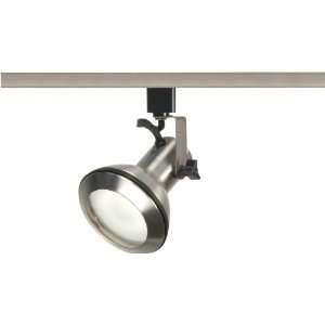  One Light Euro Style Track Head in Brushed Nickel: Home 