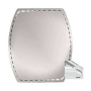  Oval Frameless Beveled Mirror