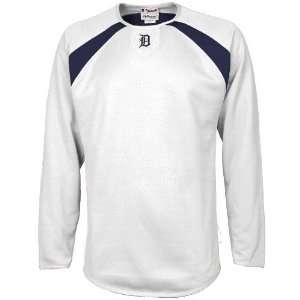   Tigers White Thermabase Long Sleeve Sweatshirt