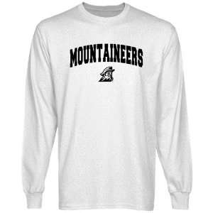  NCAA Appalachian State Mountaineers White Logo Arch Long 