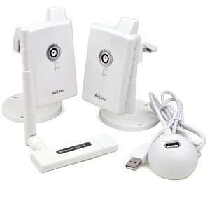  AiCam 83052 Wireless N MPEG4 Surveillance Camera Kit w/USB Wireless 