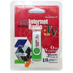   Internet Radio and Tv Player (38,000 Radio + 18,000 Tv) Green