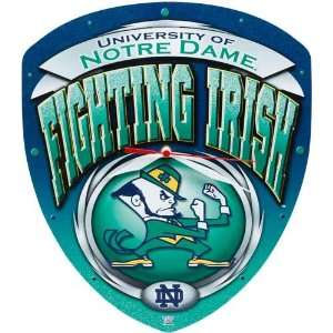    Notre Dame Fighting Irish Hi Def Wall Clock: Sports & Outdoors