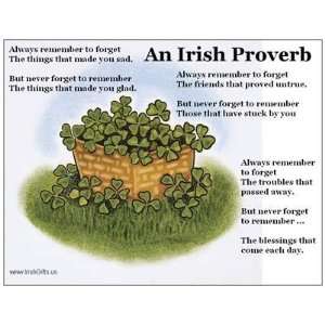 Irish Proverb Refrigerator Magnet 