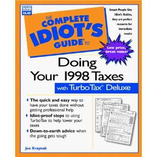   Idiots Guide to doing your taxes with TurboTax (9780789718006) Books