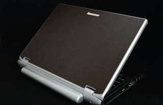 IBM Lenovo 3000 V200 Laptop Cover Skin   Brown Leather  