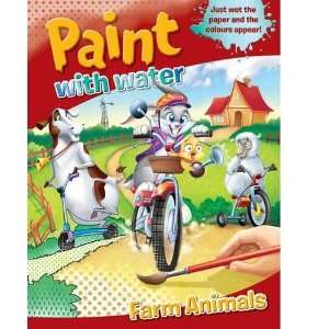  Farm Animals (Paint with Water) (9781741852462) Books