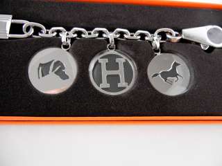 HERMES charm Key chain BERLOQUE 4 Birkin Horse Dog H  