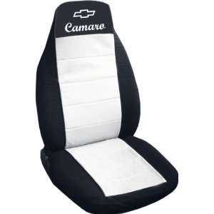   black and white car seat covers for 2004 Chevrolet Camaro.: Automotive