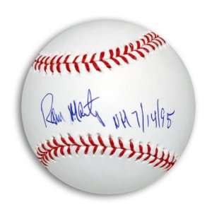  Autographed Ramon Martinez Baseball   with NH 7 14 95 