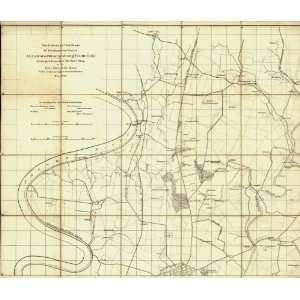   : 1894 Civil War map Antietam National Battlefield MD: Home & Kitchen