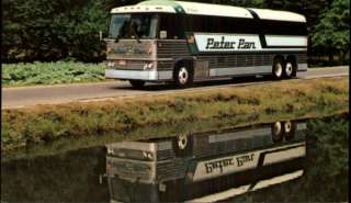 Springfield MA Peter Pan Bus Postcard  