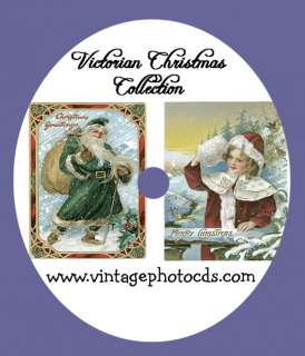 Victorian Christmas Vintage Postcard Collection on CD  