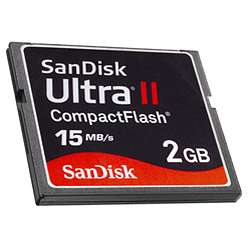 Sandisk Ultra II 2GB Compact Flash Memory Card  Overstock