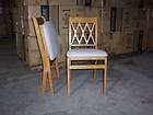 Style # 225 Stakmore Wood Folding Padded Seat 2 Chairs Oak Finish