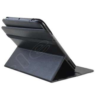 New HP TouchPad Leather Case Cover 360 Degree Rotary Black  
