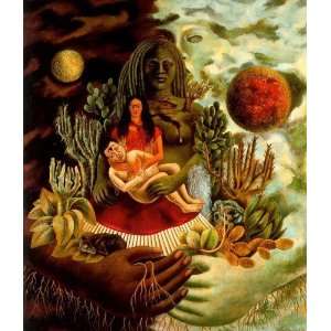  Hand Made Oil Reproduction   Frida Kahlo   24 x 28 inches 