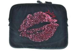 Juicy Couture NEW Laptop Bag Sequin East West Small Handbag Blue 