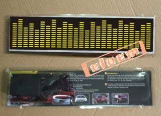 Sound music Activated Car Stickers/equalizer glow light  