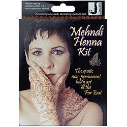 Jacquard Mehndi Henna Temporary Body Art Kit  Overstock