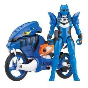  Power Rangers Jungle Fury Blue Jaguar Strike Rider: Toys 