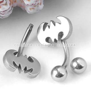   Style Punk Stainless Steel Ball Belly Navel Ring Body Piercing  