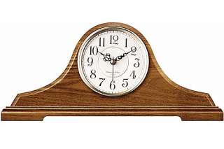 Oak Tambour Clock With Chime by Infinity #620 OAK  