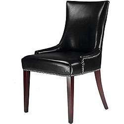 Becca Leather Dining Chair Black  