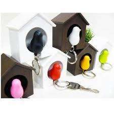   Key Ring + Key Holder Bird House Perfect Gift Idea Sooo Cute!  