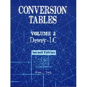  Tables Volume 2 DeweyLC (9781563088483) Mona L. Scott Books
