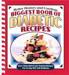 Better Homes and Gardens Biggest Book of Diabetic Recipes (Spiral 