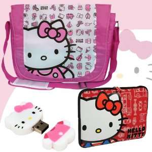  Hello Kitty Multi Purpose Nylon 15.4 Messenger Bag #20809 