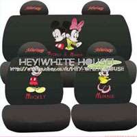 Disney Mickey Mouse Car Cushion Seat Cover,10pcs,black  