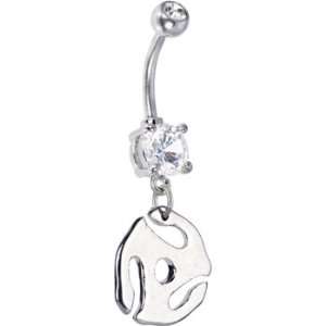  Crystalline Double Gem 45 Rpm Spacer Belly Ring: Jewelry