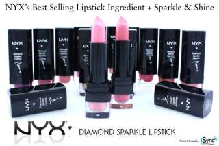 NYX DIAMOND SPARKLE LIPSTICK Pick ANY 5 Colors  