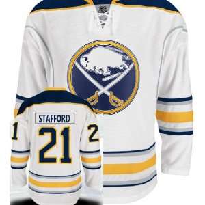 Buffalo Sabres #21 Drew Stafford White Hockey Jersey NHL Authentic 