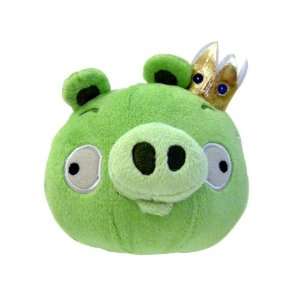  Angry Birds 12 inch Plush With Sound Green Pig King Toys & Games