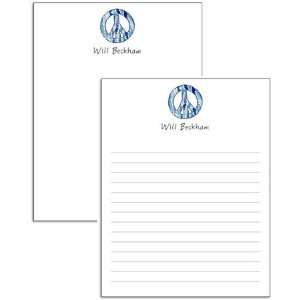  Kelly Hughes Designs   Note Pads (Peace Out Blue) Health 