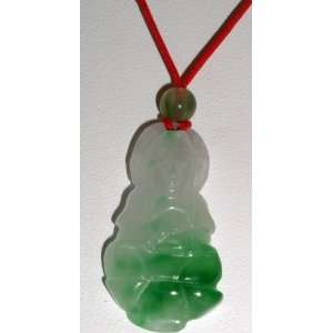  Chinese Jade Pendant Necklace (Guan Yin)