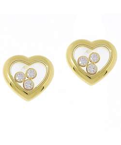Chopard Happy 18k Gold 1/3ct TDW Diamond Earrings  