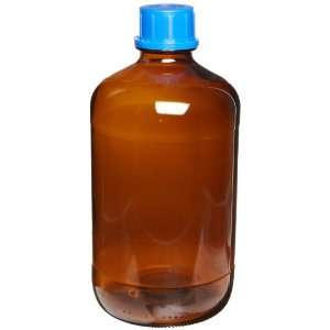 Scilogex 17400038 Amber Borosilicate Glass Autoclavable Bottle, 45mm 