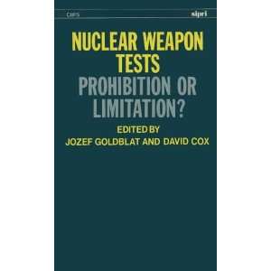  Nuclear Weapon Tests Prohibition or Limitation? (A Sipri 