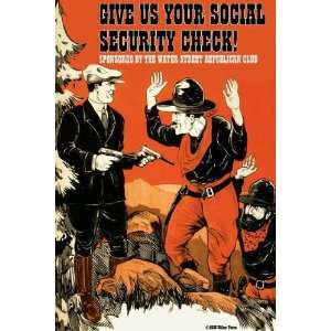 Exclusive By Buyenlarge Give Us Your Social Security Check 12x18 